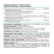 Platinum Naturals Meno_Thrive, 60 VCaps Nutrition Panel - SupplementSource.ca