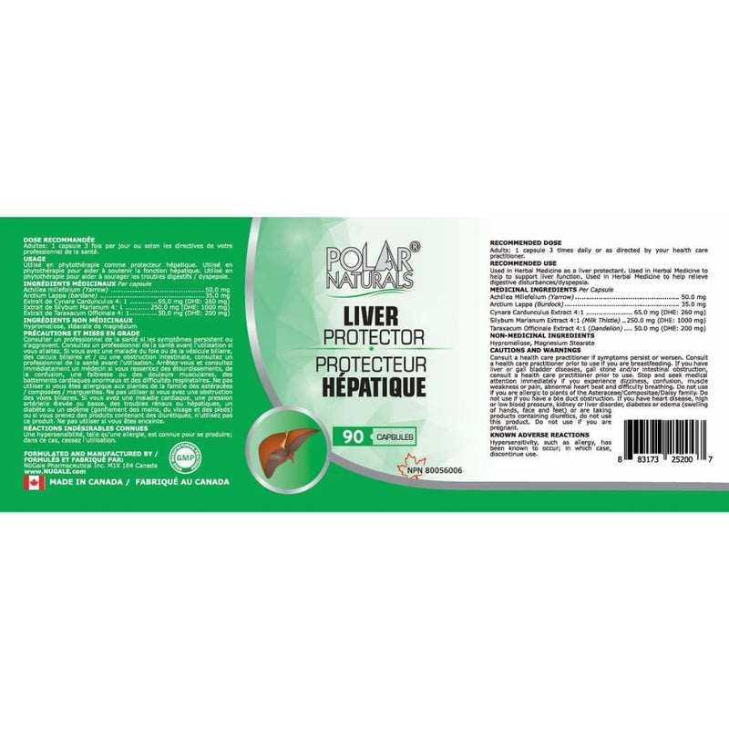 Polar Naturals Liver Protector Nut Panel, 90 caps - SupplementSource.ca