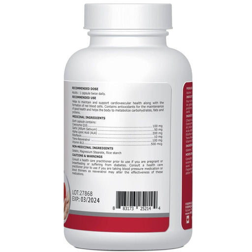 Polar Naturals Nourish Heart 60 Capsules Nutrition Facts - SupplementSource.ca