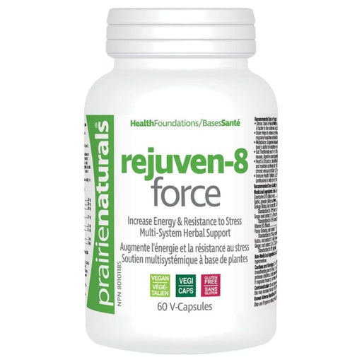 Prairie Naturals Rejuven-8 Force Multi-System Herbal Support, 60 VCaps - SupplementSource.ca