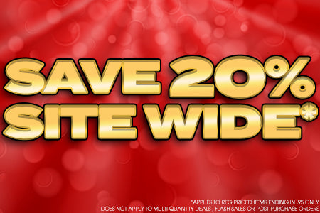 Pre Boxing Day Sale  - Save 20% Site Wide*