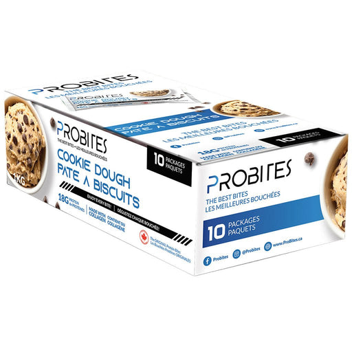 ProBites, 1 Box of 10 Bites, Cookie Dough - SupplementSource.ca