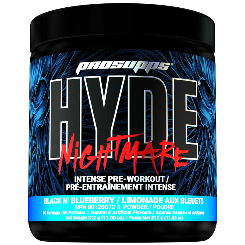 ProSupps Hyde Nightmare 60 Servings Black 'n Blueberry - SupplementSupplementSource.ca