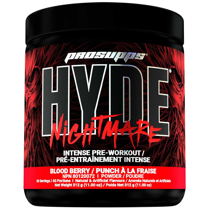 ProSupps Hyde Nightmare 60 Servings Blood Berry - SupplementSource.ca