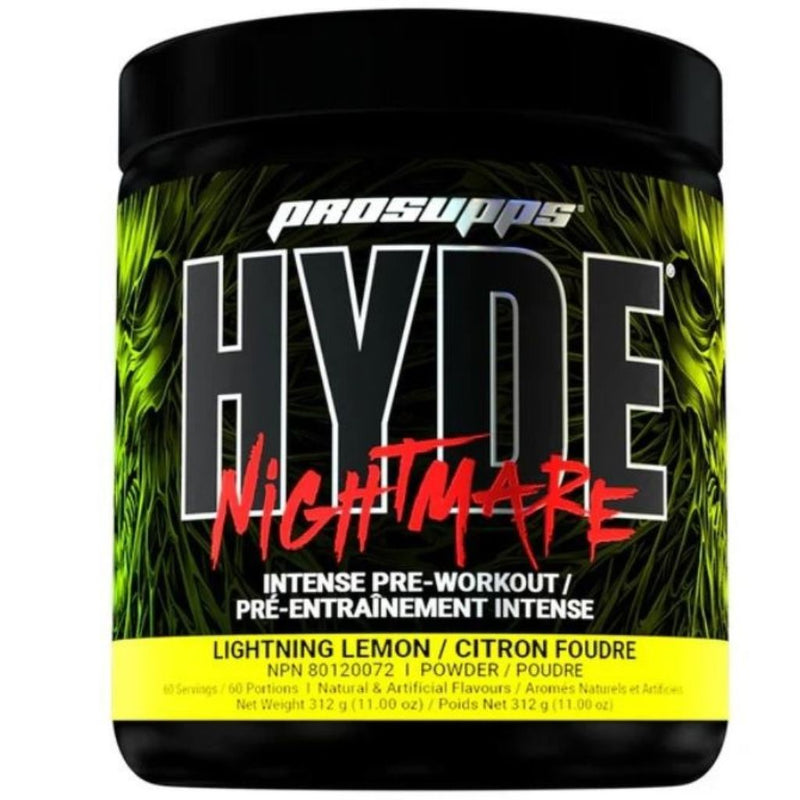 ProSupps Hyde Nightmare 60 Servings Lightning Lemon - SupplementSource.ca