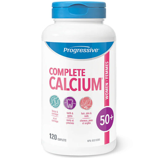 Progressive COMPLETE CALCIUM FOR WOMEN 50+, 120 Caplets - SupplementSource.ca
