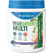 Progressive Vegegreens Multi, 500g Blueberry Medley - SupplementSource.ca