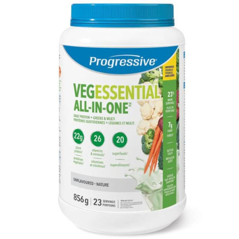 Progressive VegEssential All-in-One 856g Unflavoured - SupplementSource.ca