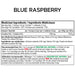 Proline Advanced Nutrition Creatine HCL 120g Blue Raspberry Nutrition Panel - SupplementSource.ca