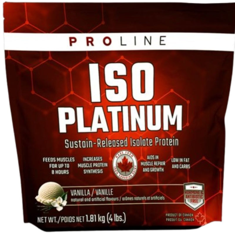 ProLine Iso Platinum Isolate Protein Vanilla, 4lb - SupplementSource.ca