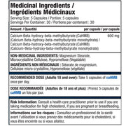 Proline caHMB Nutrition Panel, 150 vCaps - SupplementSource.ca