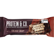 Nutraphase Protein & Co Protein Bars, Single 53g Crunchy Chocolate Fudge - SupplementSource.ca