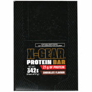 Protein World X-GEAR PROTEIN BARS, 6 Bars/Box Chocolate - SupplementSource.ca