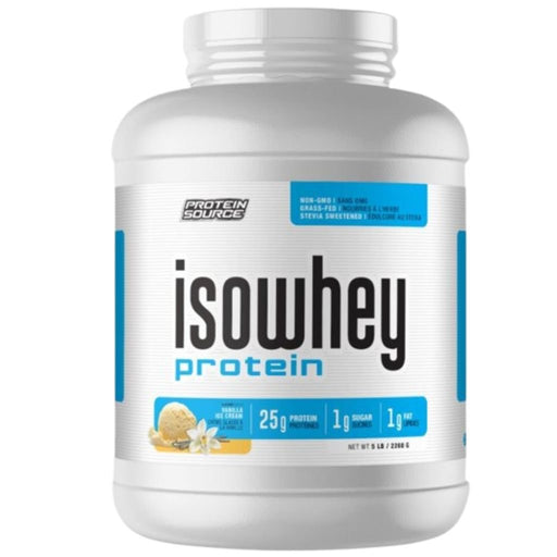 Protein Source IsoWhey Protein, Vanilla Ice Cream, 5lb - SupplementSource.ca