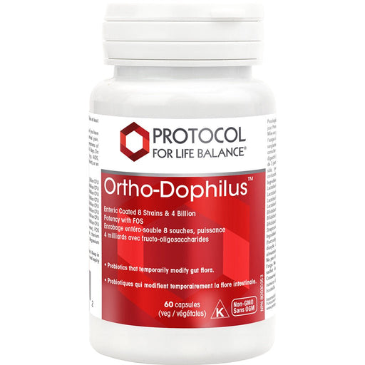 Protocol for Life Balance Ortho-Dophilus, 60 VCaps - SupplementSource.ca