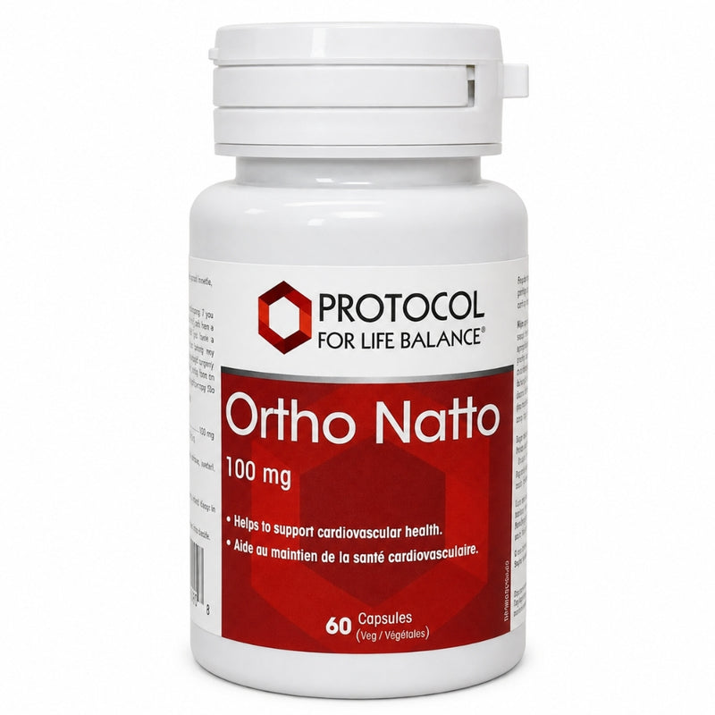 Protocol For Life Balance Ortho Natto 100mg, 60 Capsules - SupplementSource.ca