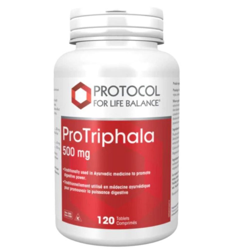 Protocol for Life Balance ProTriphala, 500mg, 120 Tablets - SupplementSource.ca
