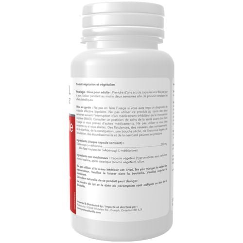 Protocol For Life Balance Prosorb SAMe French Nutrition Panel, 60 Vcaps - SupplementSource.ca