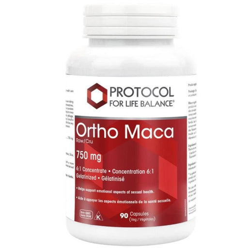 Protocol For Life Balance Ortho Maca, 750mg, 90 VCaps - SupplementSource.ca