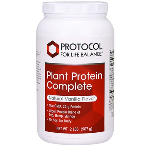 Protocol for Life Balance Plant Protein Complete, Vanilla, 2lb - SupplementSource.ca