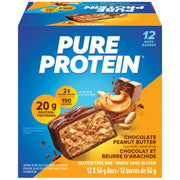 Pure Protein Bars 12 Pack Chocolate Peanut Butter - SupplementSource.ca