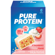 Pure Protein Bars 6 Pack Strawberry - SupplementSource.ca
