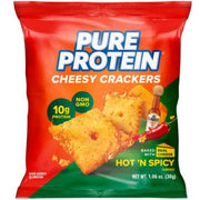Pure Protein Cheesy Crackers Hot 'N Spicy, 30g - SupplementSource.ca