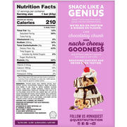 Quest Overload Bars Sundae Funday Nutrition Panel - SupplementSource.ca 