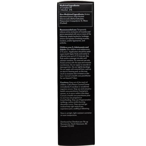 REUP Recovery Prepare Ingredients - SupplementSource.ca