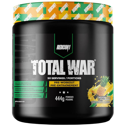 Redcon1 Total War 30 Servings Pineapple Juice - SupplementSource.ca