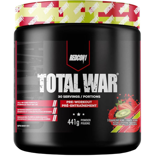 Redcon1 Total War 30 Servings Strawberry Kiwi - SupplementSource.ca