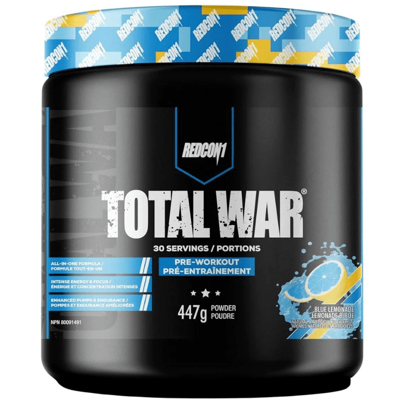Redcon1 Total War 30 Servings Blue Lemonade - SupplementSource.ca