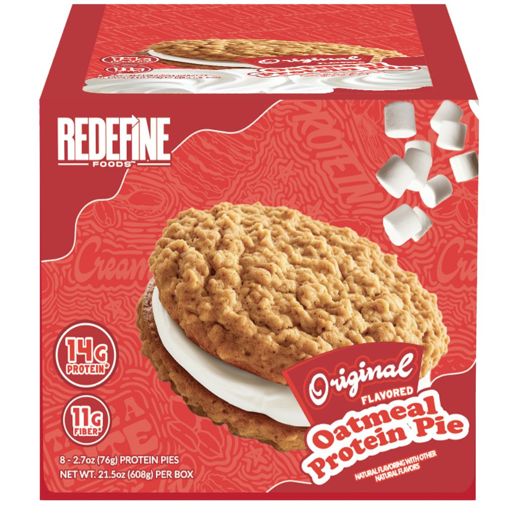 Redefine Foods Oatmeal Protein Pie, 8x76g - SupplementSource.ca