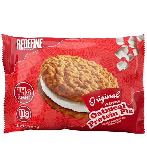 Redefine Foods Oatmeal Protein Pie, 76g - SupplementSource.ca