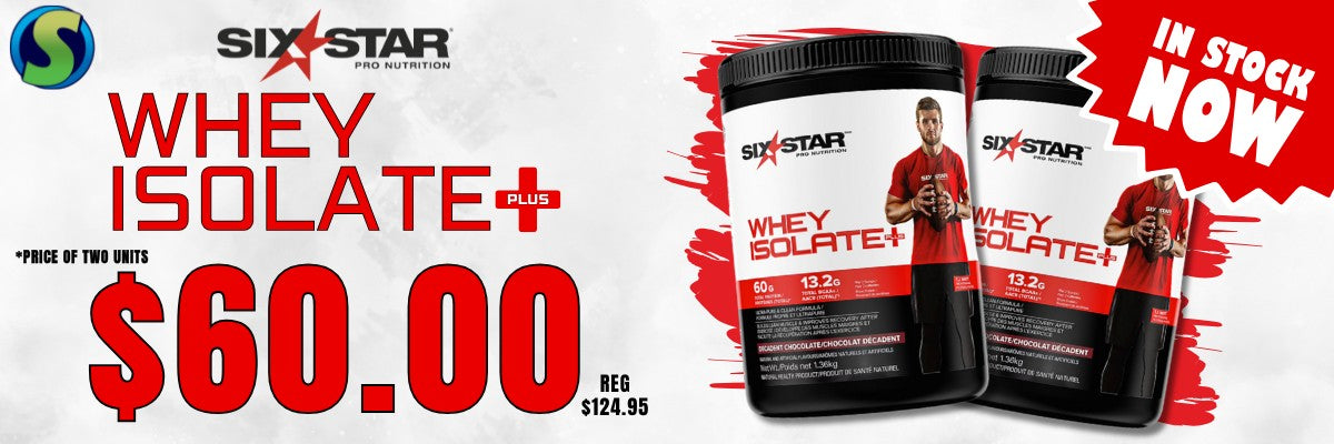 Restock Alert - Six Star Whey Iso + Back in Stock - SupplementSource.ca