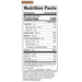 Rival PROMASIL, 5lb Rich Chocolate Nutrition Panel - SupplementSource.ca