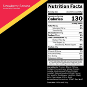 RuleOne WHEY BLEND 2lb Nutrition Panel - SupplementSource.ca