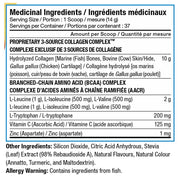 SD Pharmaceuticals SPORT COLLAGEN, 526g Peach Mango Nutrition Panel -SupplementSourceca