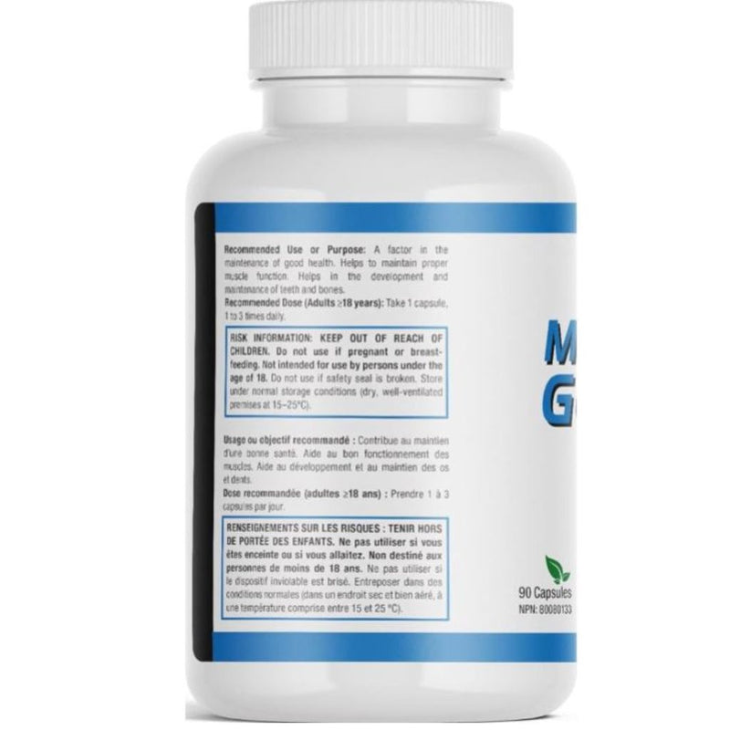SD Pharma MAGNESIUM GLYCINATE 110mg, 90 VCaps Directions - SupplementSource.ca