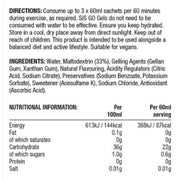 SIS GO Isotonic Energy Gel Fruit Salad Nutrition Panel, 60ml - SupplementSource.ca
