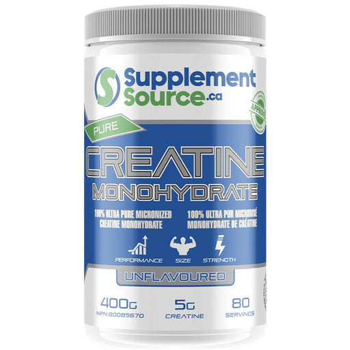 SupplementSource.ca Pure Creatine Monohydrate, 400g - SupplementSource.ca