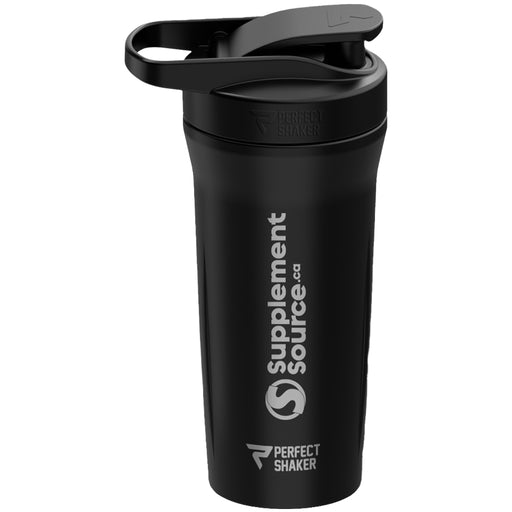 SS.ca Logo ACTIV Perfect Shaker Stainless Steel Bottle - SupplementSource.ca