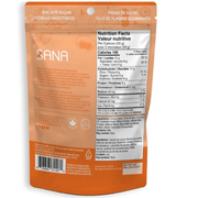 Sana Protein Bites Dark Chocolate Orange Nutrition Panel - SupplementSource.ca