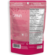 Sana Protein Bites White Chocolate Raspberry Nutrition Panel - SupplementSource.ca