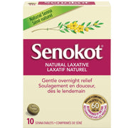 Senokot Natural Laxative, 10 Tablets - SupplementSource.ca