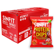 Sinfit Protein Chips, 7 Bags/Box Ketchup - SupplementSource.ca