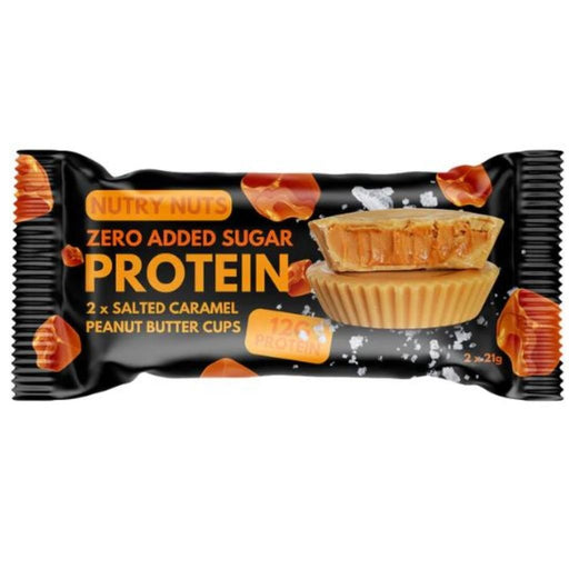 Single Nutry Nuts Salted Caramel Peanut Butter Cups - SupplementSource.ca