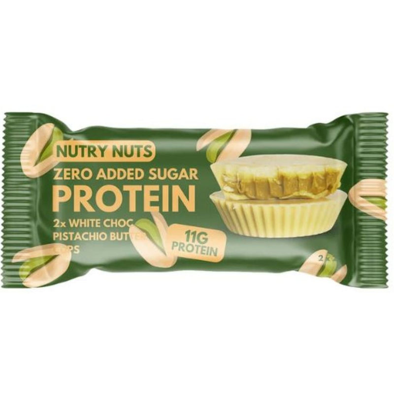 Single Nutry Nuts White Choc Pistachio Peanut Butter Cups - SupplementSource.ca