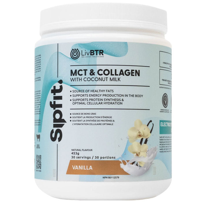 SipFit MCT & Collagen, 30 Servings Vanilla - SupplementSource.ca