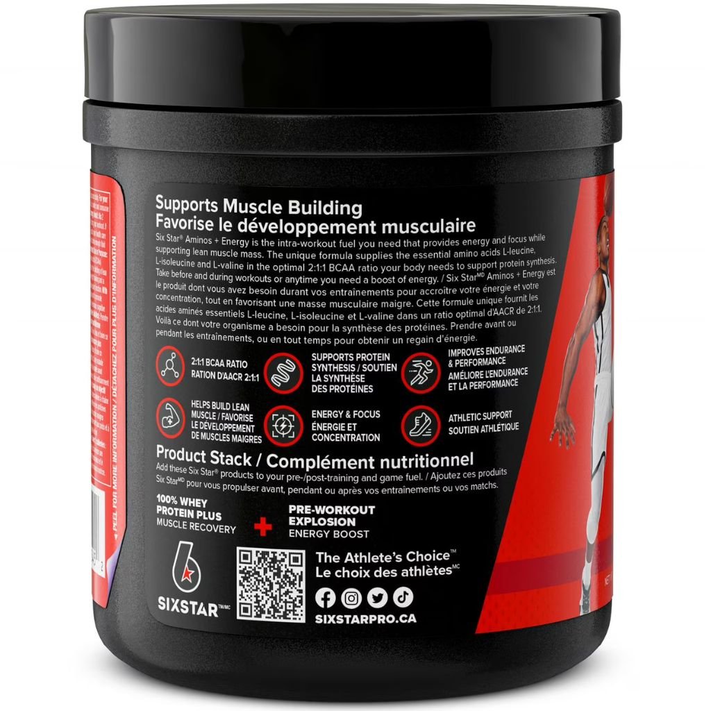 Six Star Aminos + Energy Directions - SuplementSource.ca